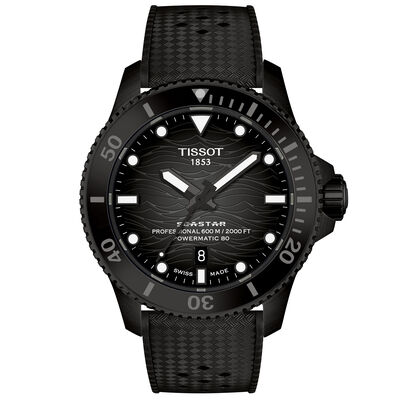 Tissot Seastar 2000 Black Dial Watch, 44mm