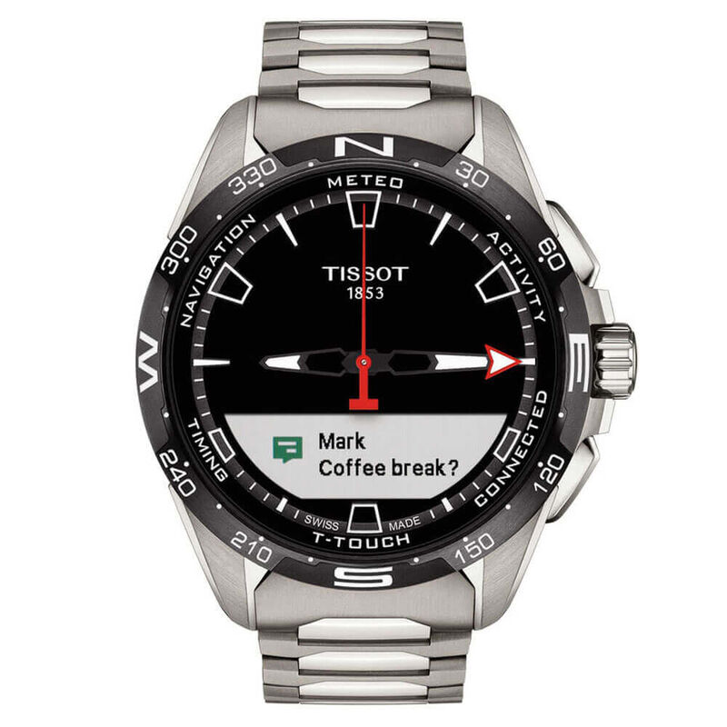 Tissot T-Touch Connect Solar Titanium Watch, 47.5mm image number 4