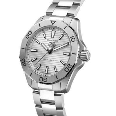 TAG Heuer Aquaracer Professional 200 Silver Quartz Watch, 40mm