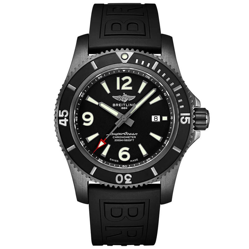 Breitling Superocean Automatic 46 Black Steel Watch, 46mm image number 0