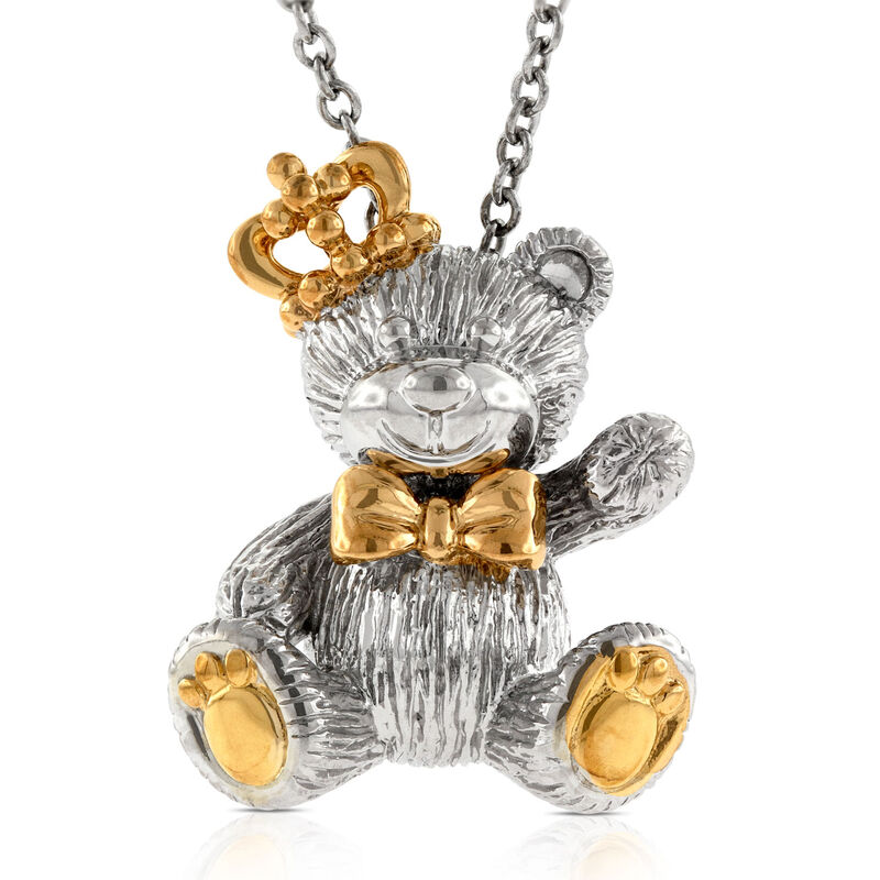 2014 Benny Bear Pendant in Sterling Silver image number 0