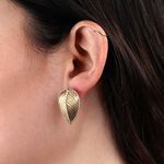 Toscano Leaf Earrings 14K