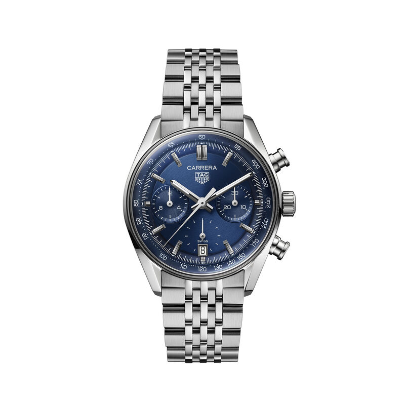 TAG Heuer Carrera Chronograph Blue Dial Watch, 39mm image number 0