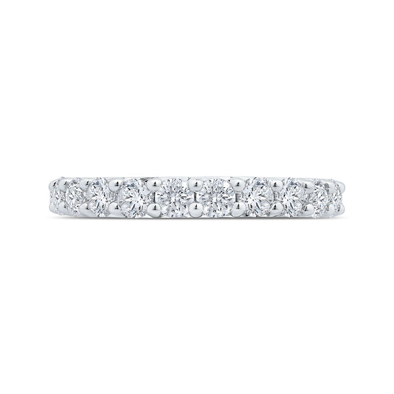 Bella Ponte French Pave Diamond and Platinum Bridal Ring, 1 ctw image number 1