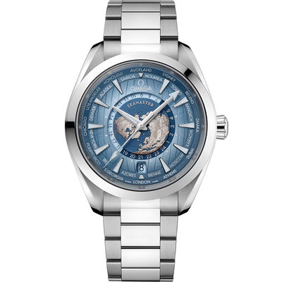 OMEGA Seamaster Aqua Terra 150M Steel on Steel Blue Dial Watch, 43mm
