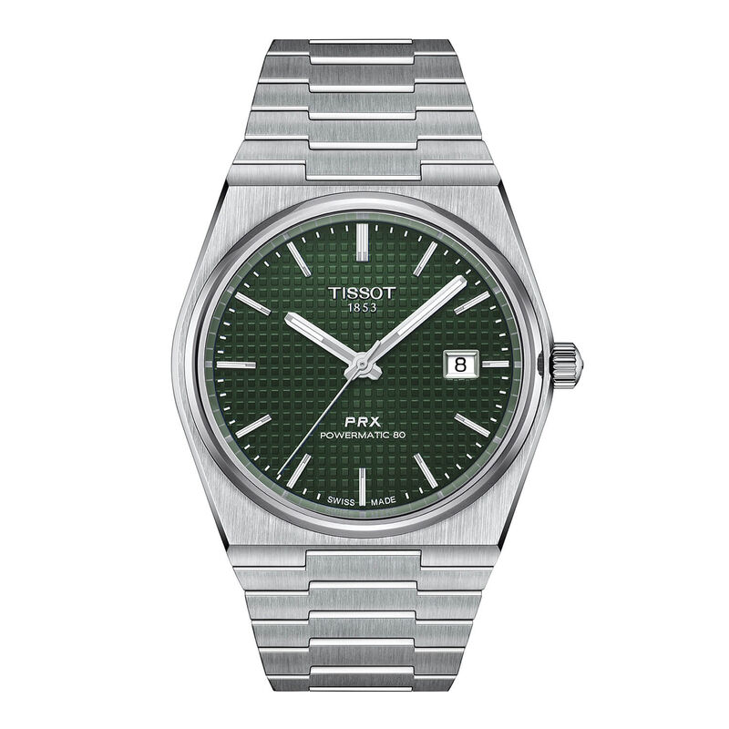 Tissot PRX Powermatic 80 Watch Green Dial, 40mm image number 0