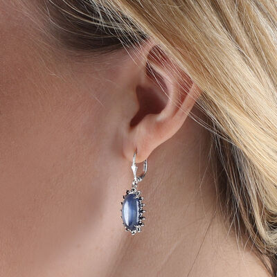 Lisa Bridge Kyanite & Sapphire Earrings