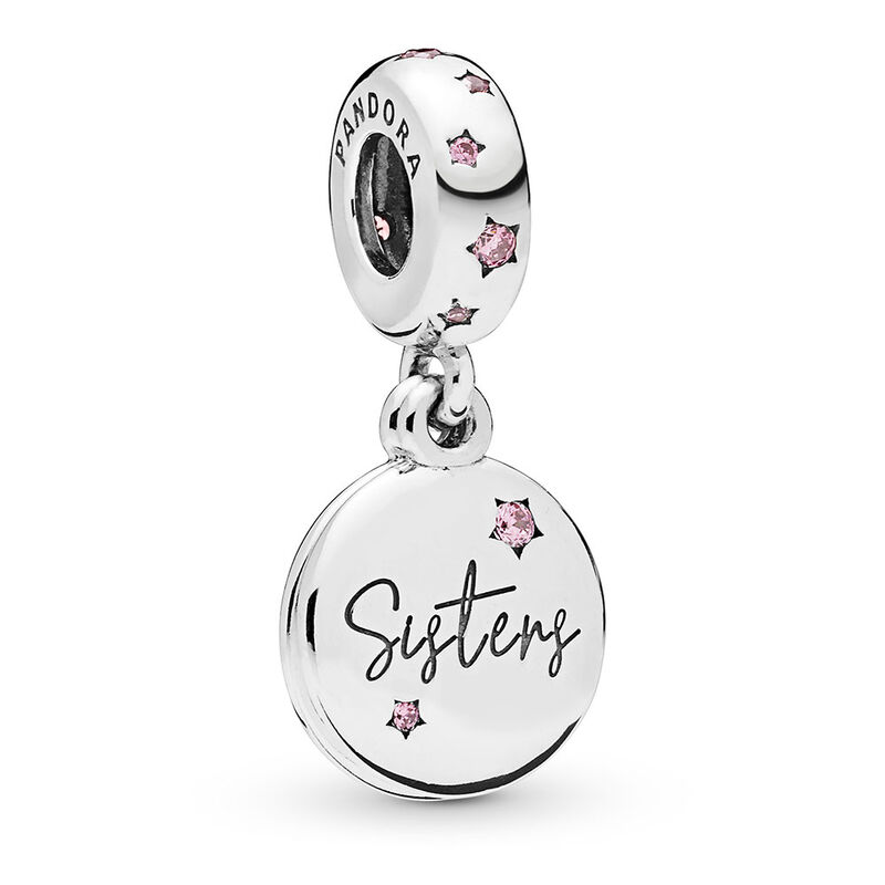Pandora Forever Sisters Dangle CZ Charm image number 0