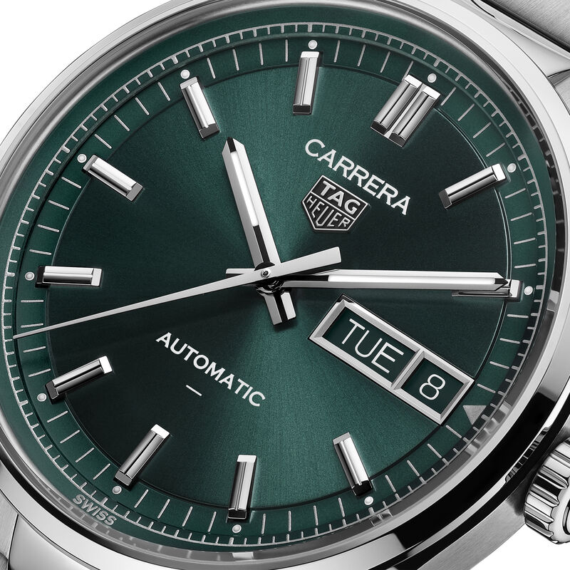 TAG Heuer Carrera Green Dial Watch, 41mm image number 5