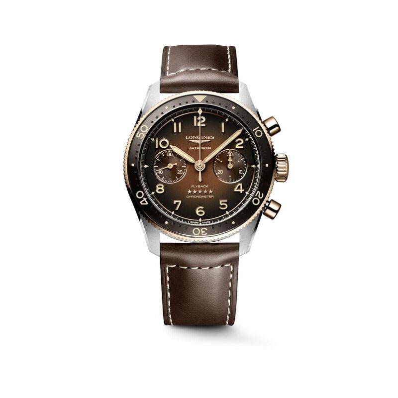 Longines Spirit Flyback Brown Dial Watch, 42mm image number 0