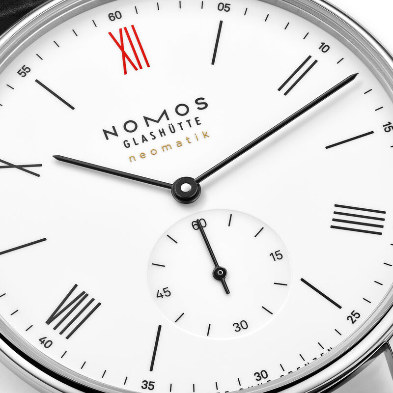 NOMOS Ludwig Neomatik 39 &Auml;rzte ohne Grenzen White Dial Watch, 38.5mm image number 3