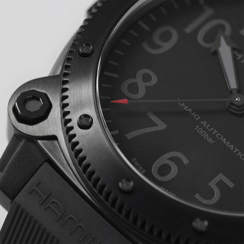 Hamilton Khaki Navy BeLOWZERO Limited Edition Red Detailed TENET Watch, 46mm image number 3