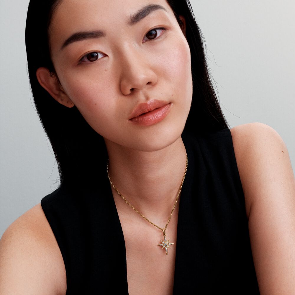 Pandora Sparkling North Star Dangle Charm