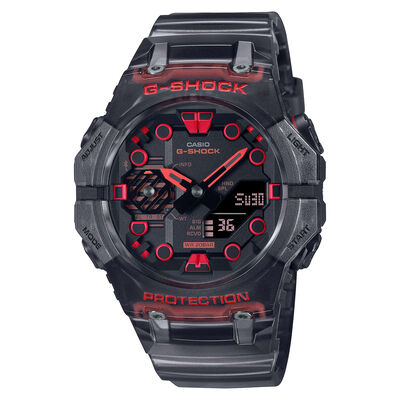 G-Shock GA-B001 Series Watch Black with Red Detail Case, 42.5mm