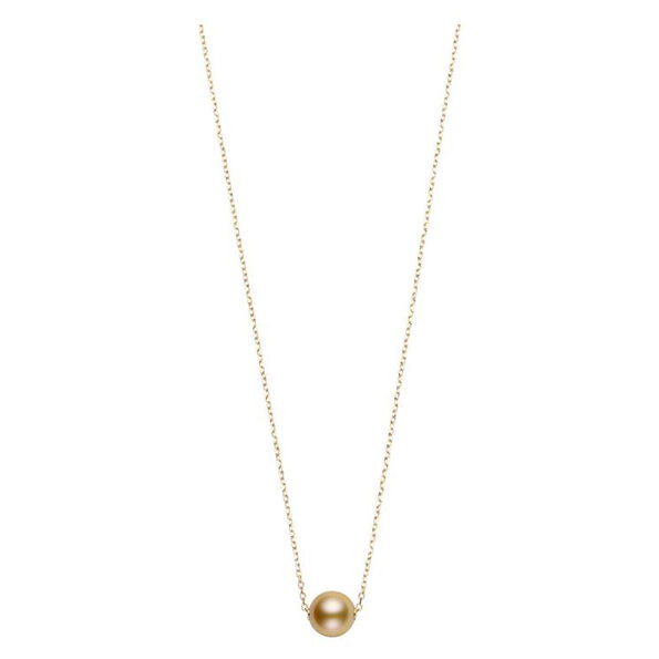 Mikimoto Cultured Golden South Sea Pearl Necklace 18K