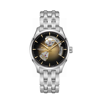 Hamilton Jazzmaster Open Heart Auto Champaigne Dial Watch, 40mm