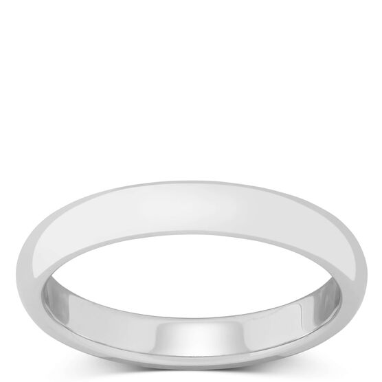 Polished Rounded Comfort Fit 3mm Band 14K
