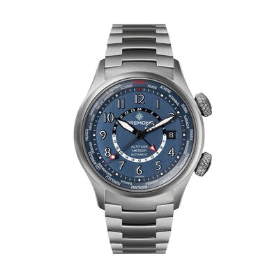 Bremont Altitude MB Meteor Time Zones Blue Dial Watch, 42mm