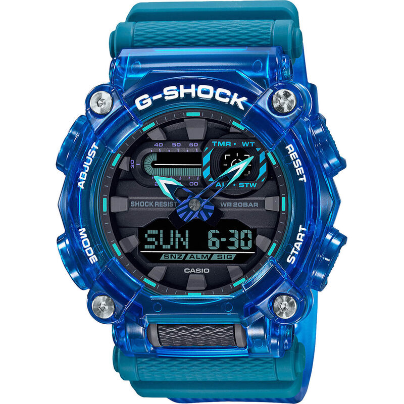 G-Shock Limited Edition Watch Transparent Blue Strap, 52.8mm image number 0