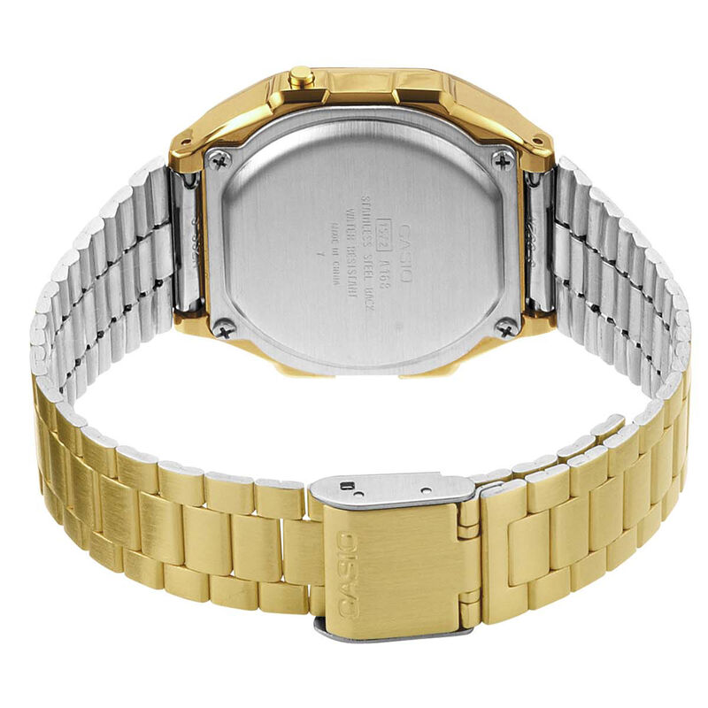 Casio Vintage Gray Digital Dial Watch, 36.3mm x 38.6mm image number 1