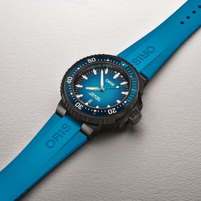 Oris Aquis Pro 1000m Blue Dial Watch, 49.5mm