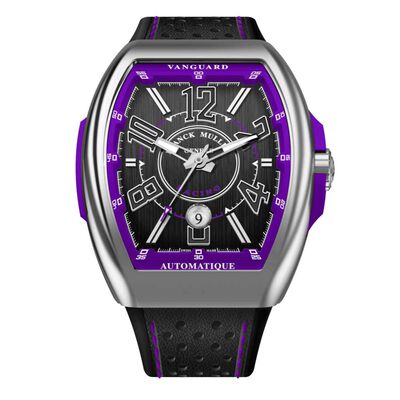 Franck Muller Vanguard Racing Black Dial Watch, 44mm x 53.7mm