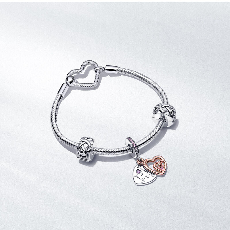 Pandora Entwined Infinite Hearts Bracelet Gift Set image number 0
