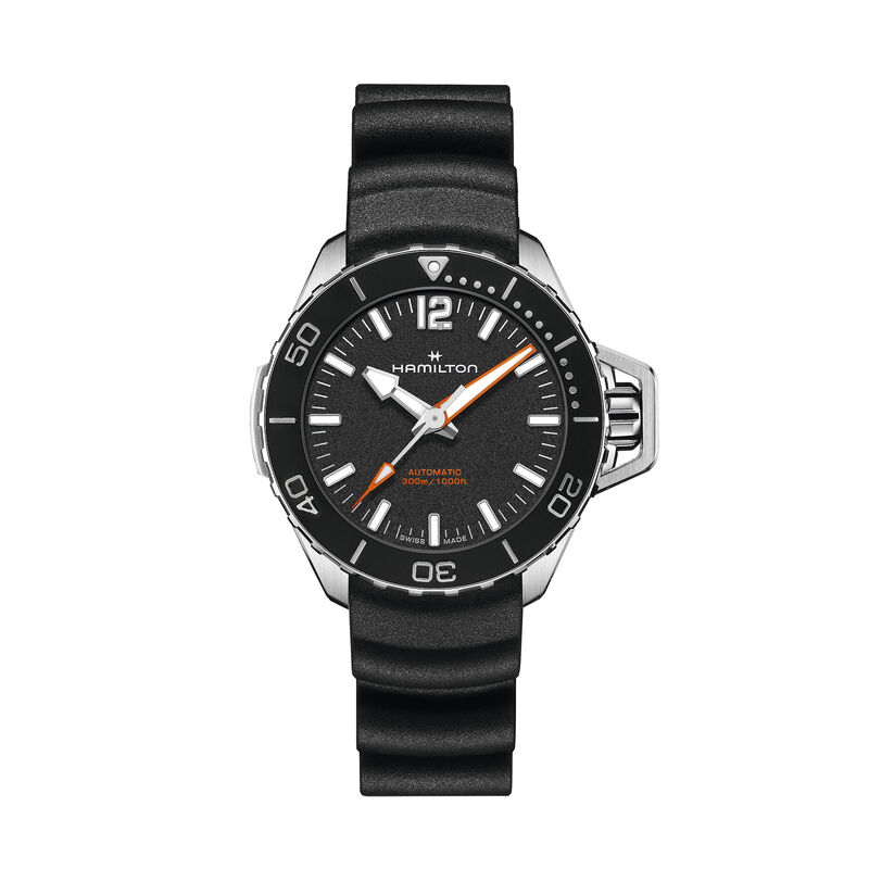 Hamilton Khaki Navy Frogman Auto Black Dial Watch, 41mm image number 0