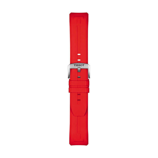 Tissot T-Touch Connect Solar Red Rubber Titanium Watch, 47.5mm ...