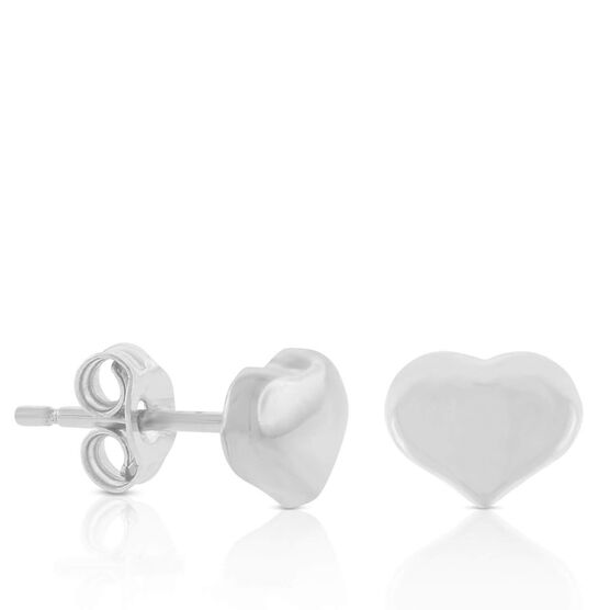 Roberto Coin Tiny Treasures Heart Earrings 18K
