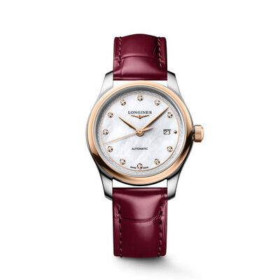 Longines Master Collection White Dial Watch, 30mm