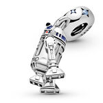 Pandora Star Wars R2-D2 Enamel & CZ  Dangle Charm