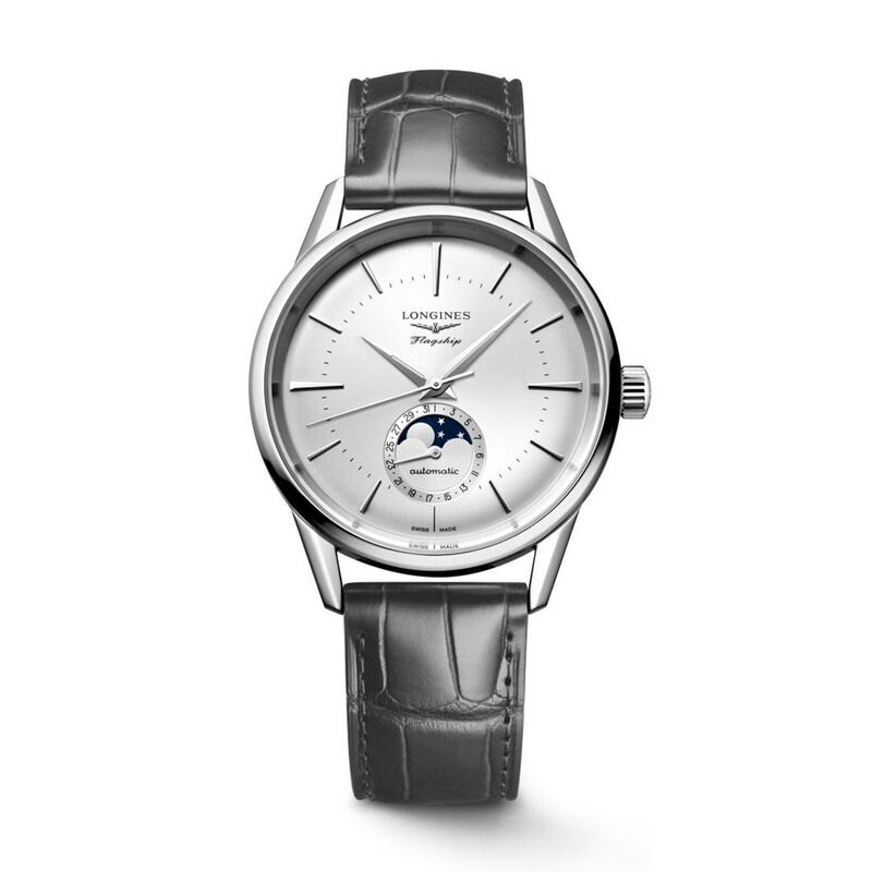 Longines Flagship Heritage Watch Silver Dial, 38.50mm image number 0