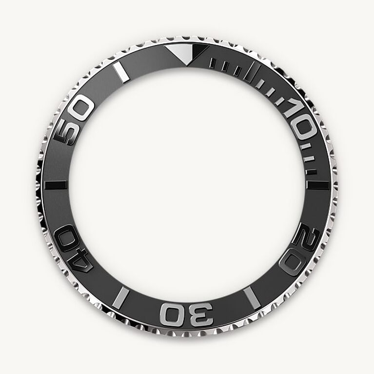 rolex yacht-master in 18 ct white gold, m226659-0002 - bidirectional rotatable bezel - ben bridge