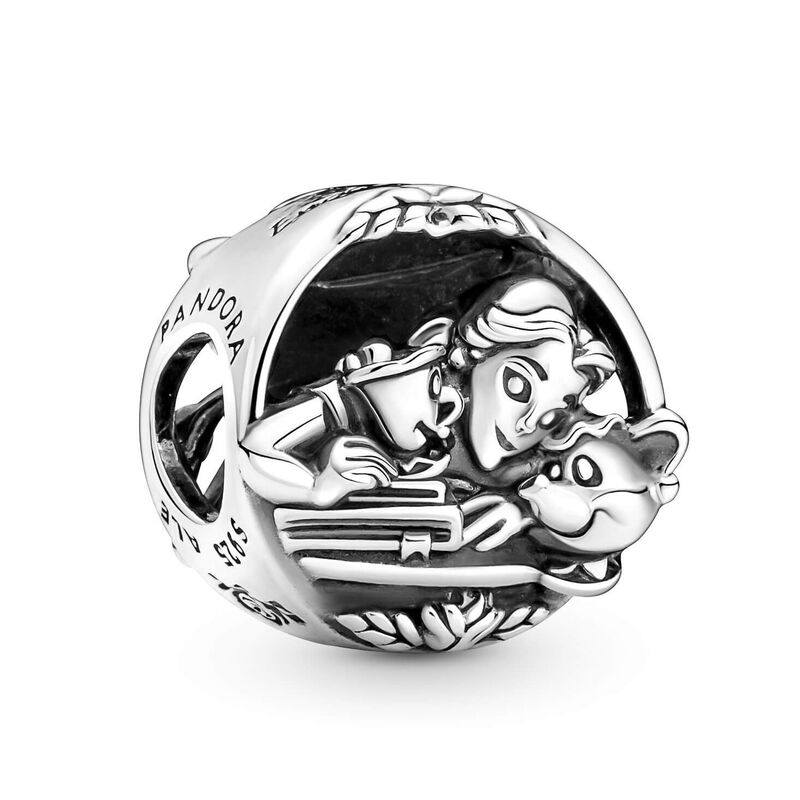 Pandora Disney Beauty & the Beast Belle and Friends Charm image number 1