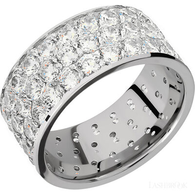 14K White Gold with Polish Finish