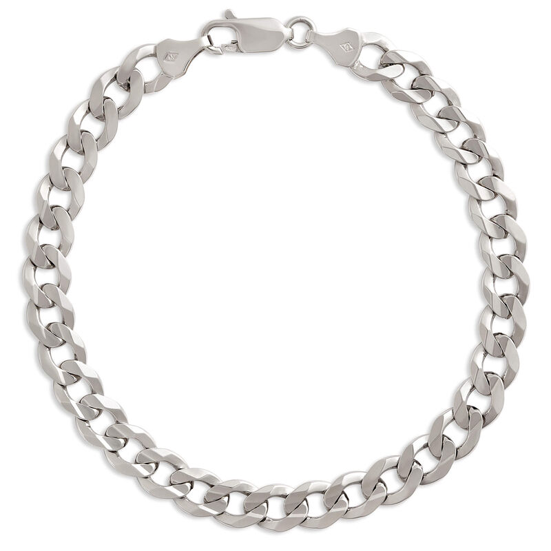 8.5-Inch Curb Chain, Sterling Silver image number 0