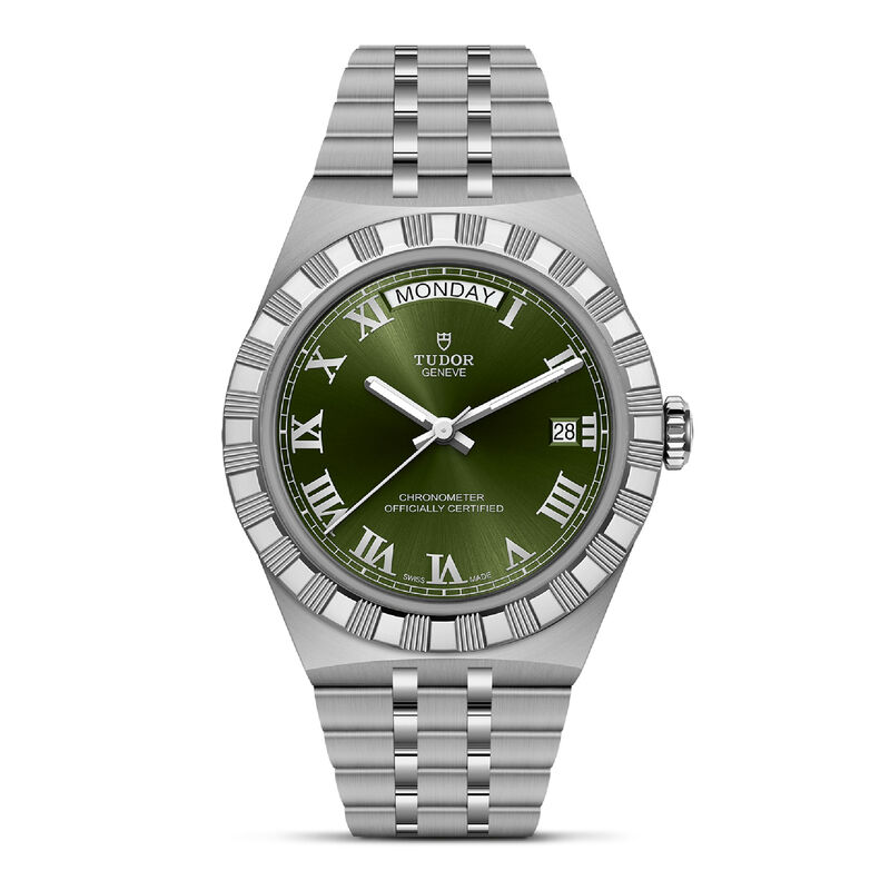 TUDOR Royal Green Dial Watch, 40mm image number 0