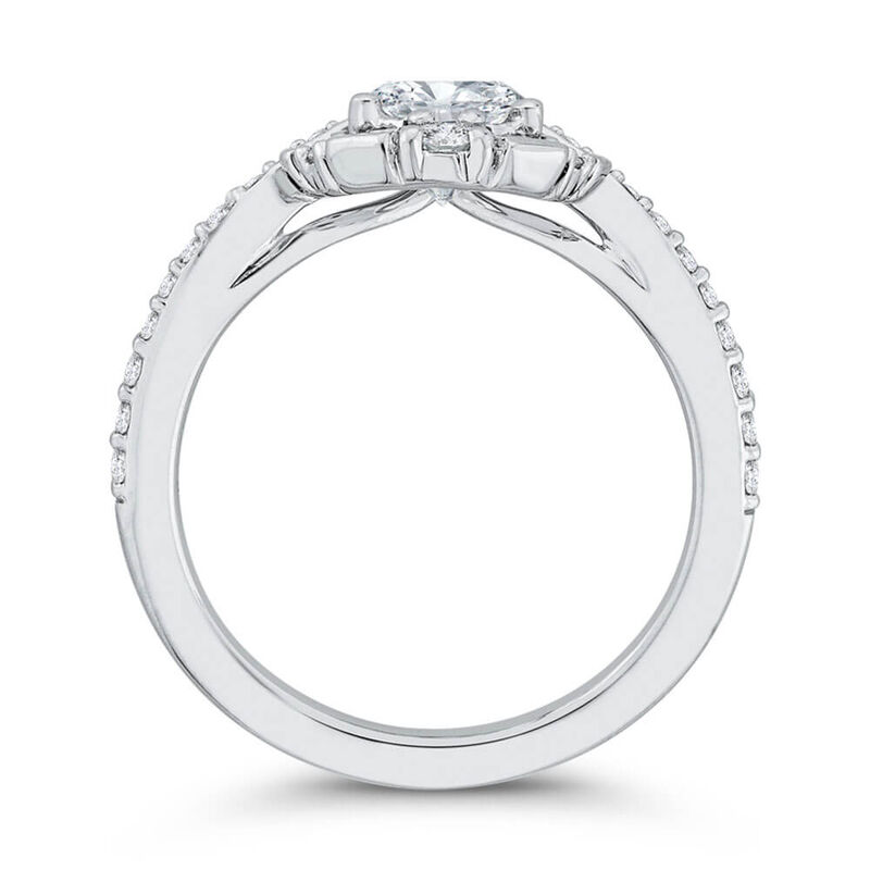 Bella Ponte Diamond Engagement Ring Setting 14K image number 3