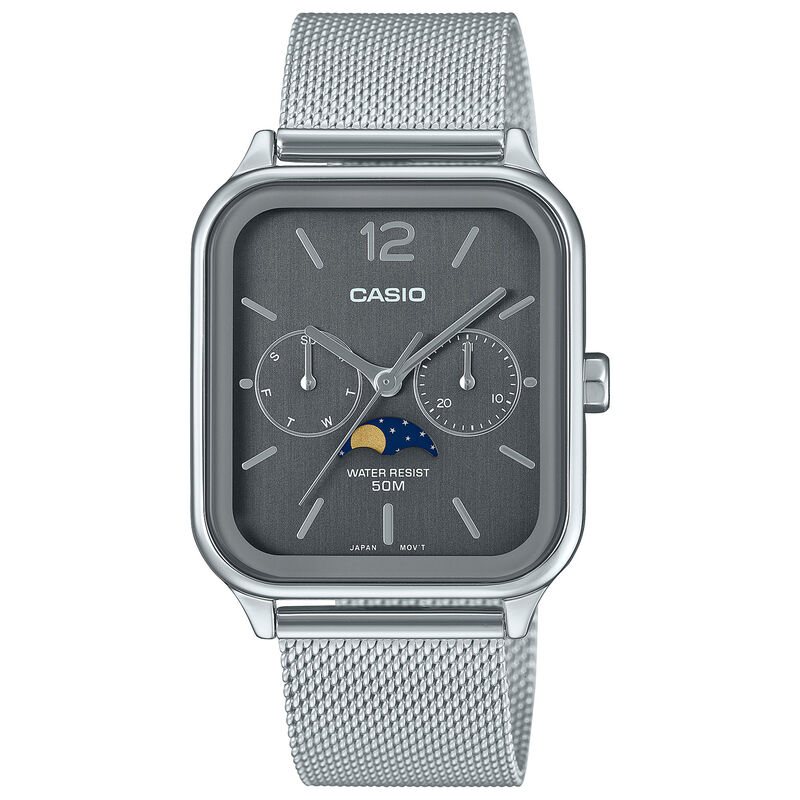 Casio Gray Dial Watch, 34mm x 44.5mm image number 0