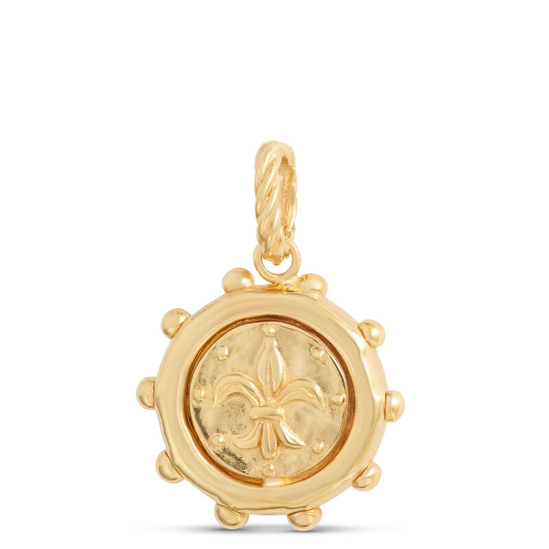 Toscano Giglio of Florence Pendant, 14K Yellow Gold image number 1
