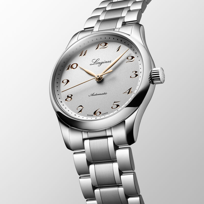 Longines Master Collection Silver Dial Watch, 34mm image number 1