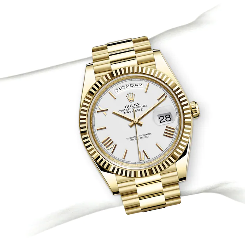 Rolex Day-Date 40 Day-Date Oyster, 40 mm, yellow gold - M228238-0042 at Ben Bridge