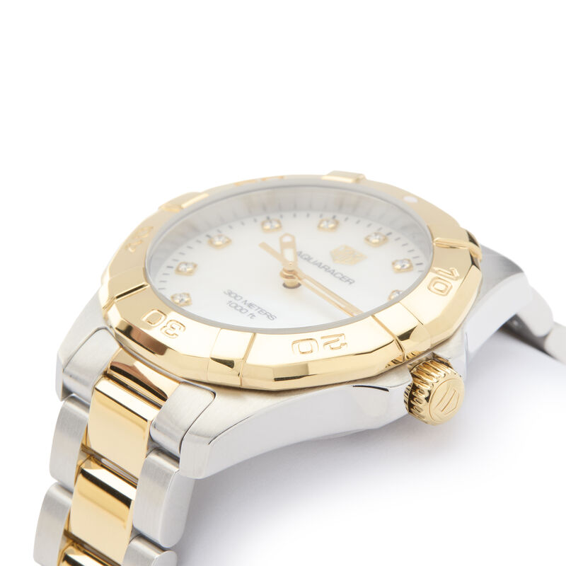 Pre-Owned TAG Heuer Aquaracer Date Mother of Pearl Dial Watch, 32mm image number 1