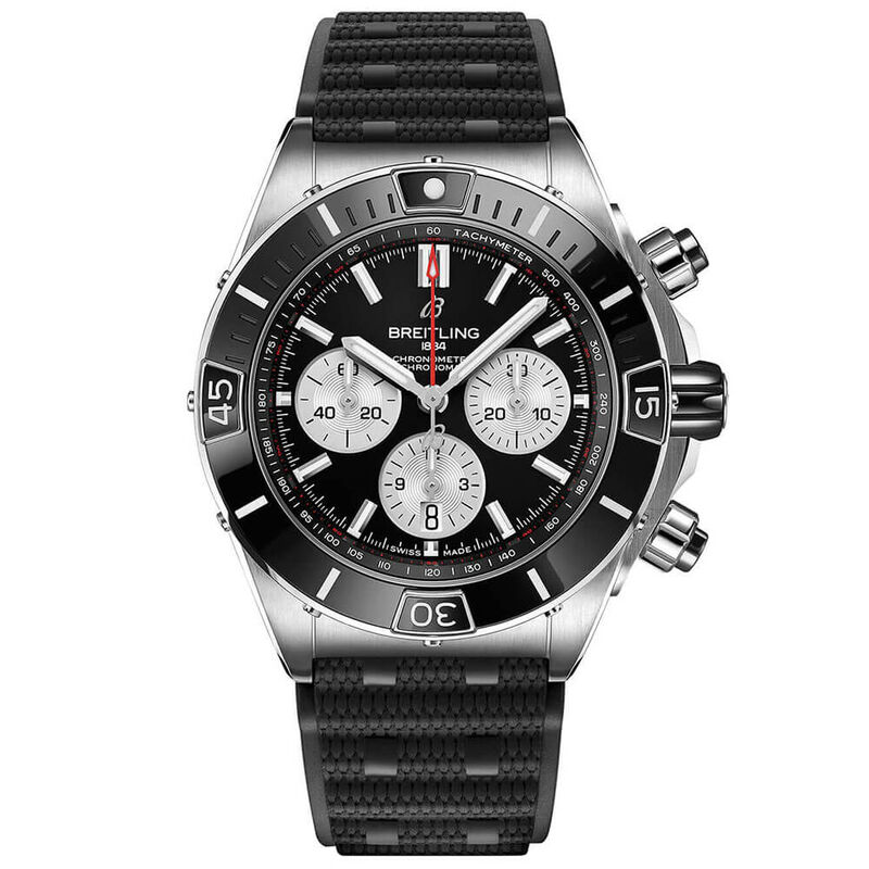 Breitling Super Chronomat B01 44 Black Rubber Watch, 44mm image number 0