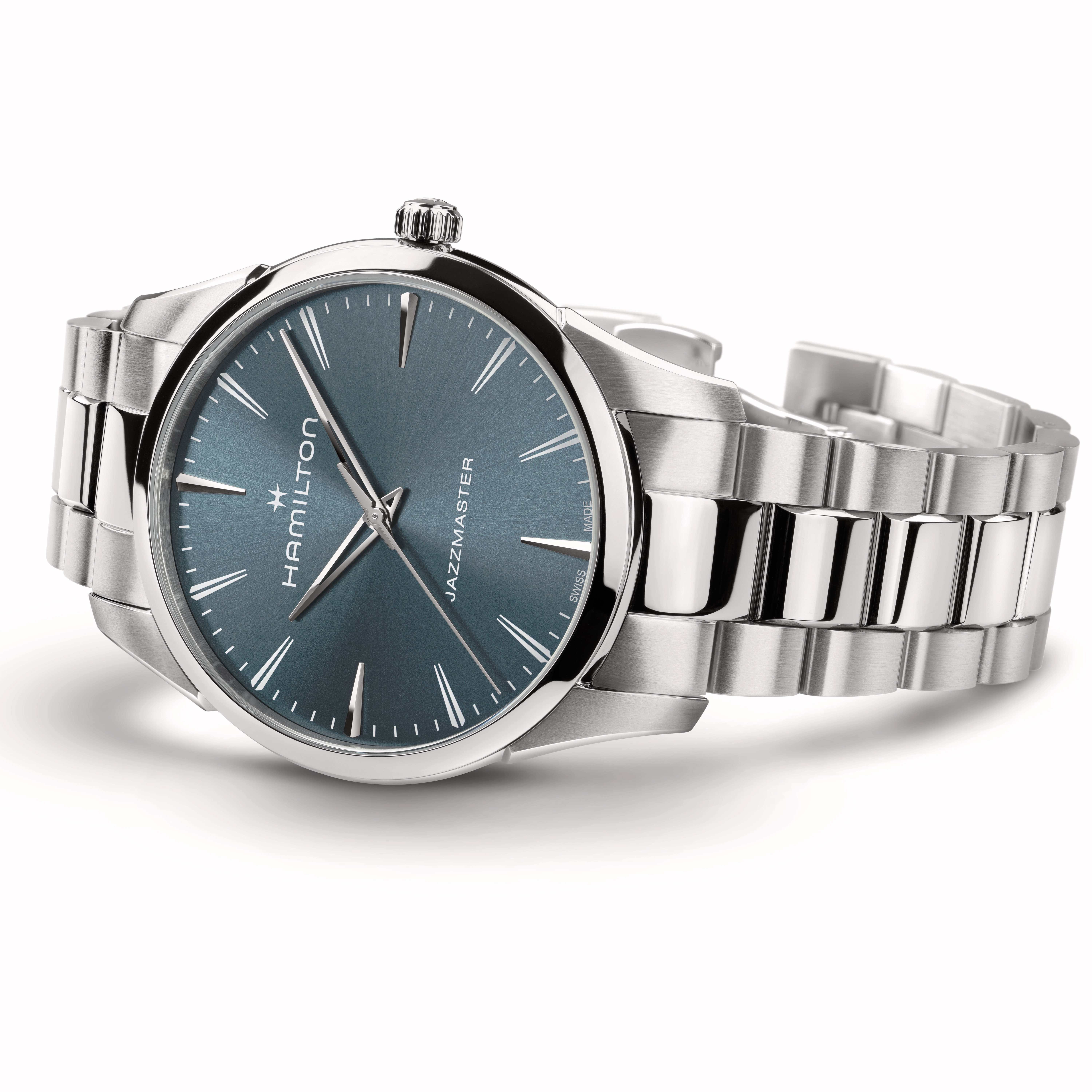 Hamilton Jazzmaster Quartz Blue Dial Watch, 40mm
