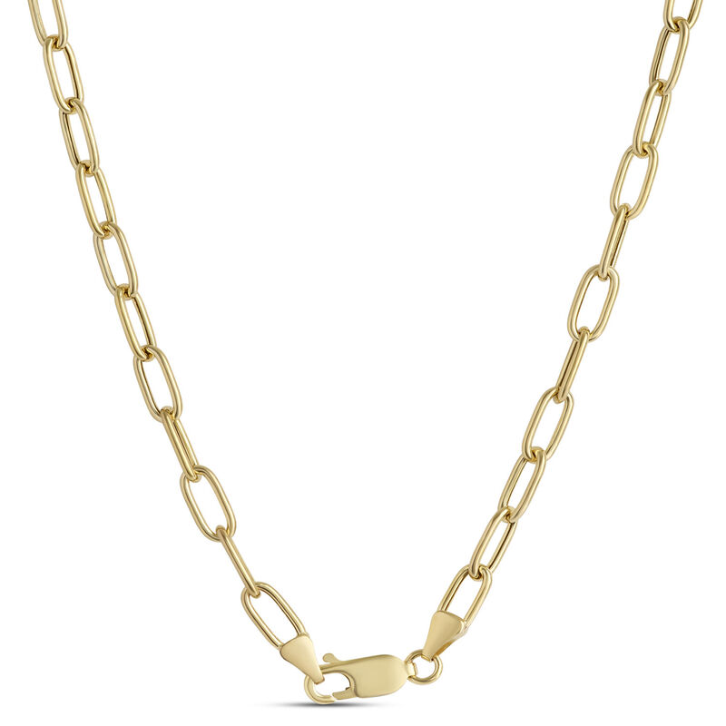 Toscano 20-Inch Oval Link Necklace, 14K Yellow Gold image number 1