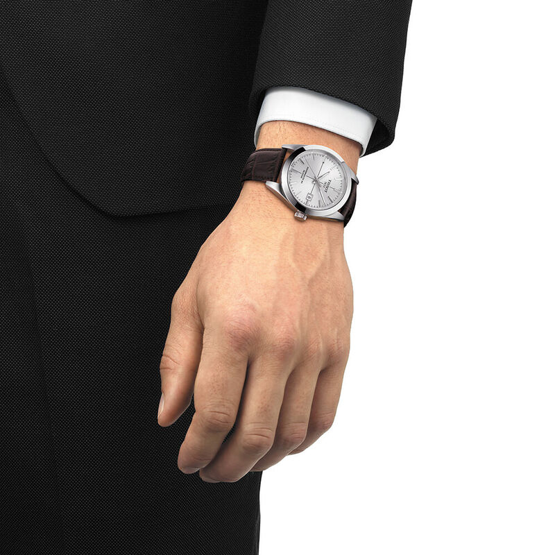 Tissot Gentleman Powermatic 80 Silicium Silver Dial Watch, 40mm image number 1