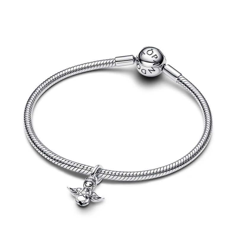 Pandora Sparkling Angel Dangle Charm image number 2