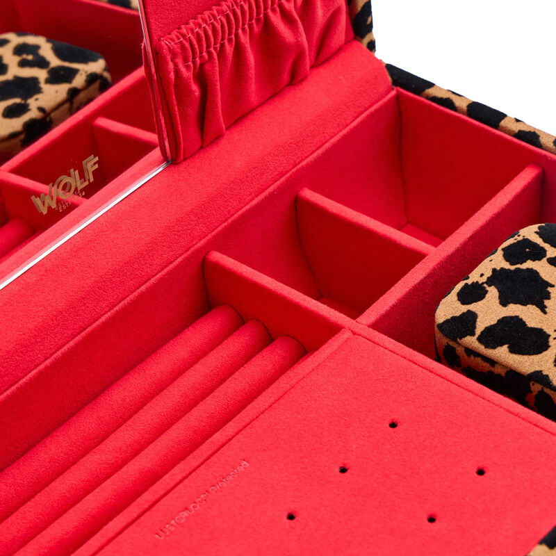WOLF Savanna Leopard Print Medium Jewelry Box image number 4